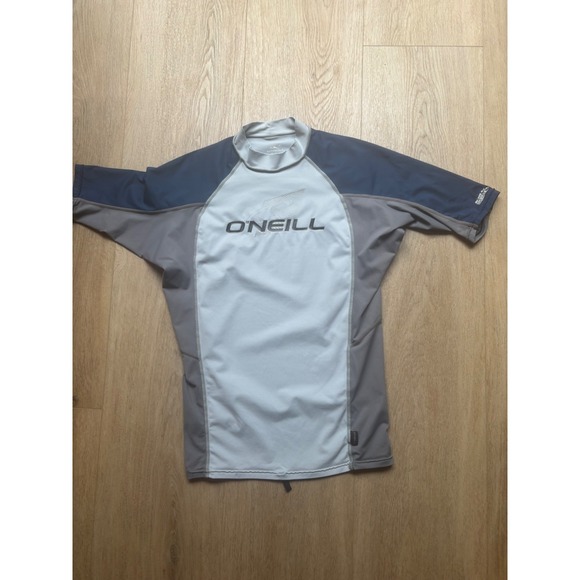 O'Neill Other - O'Neill Surf Skins 6oz Rash Guard-Blue-Grey- UV 50+ Size L